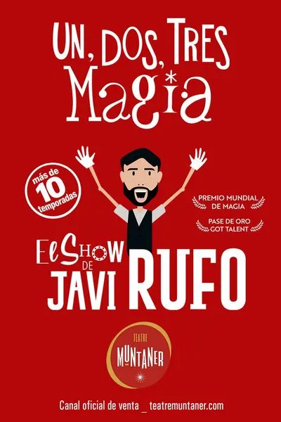 Cartell d'un, dos, tres màgia
